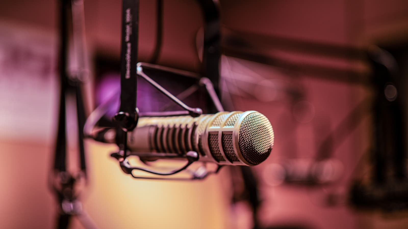 Studio microphone used for recording the Aeson Football Podcast